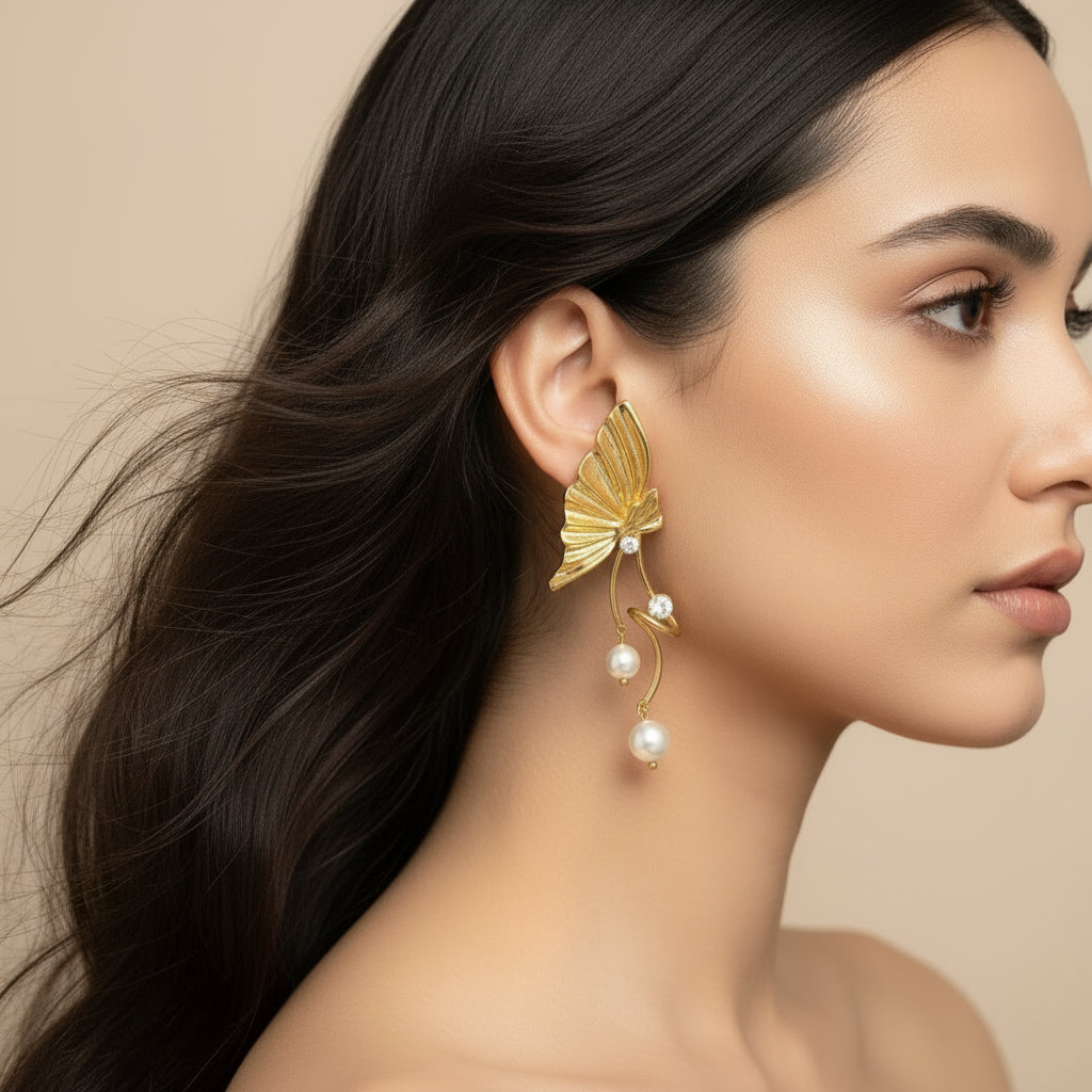 Twilight Pearl Danglers