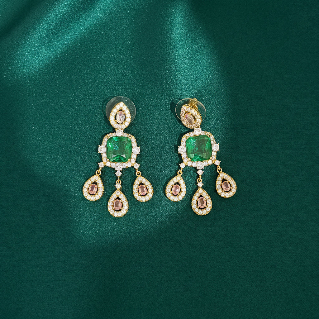 Emerald Grace Danglers