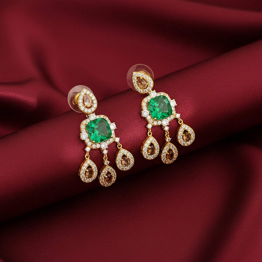 Emerald Grace Danglers