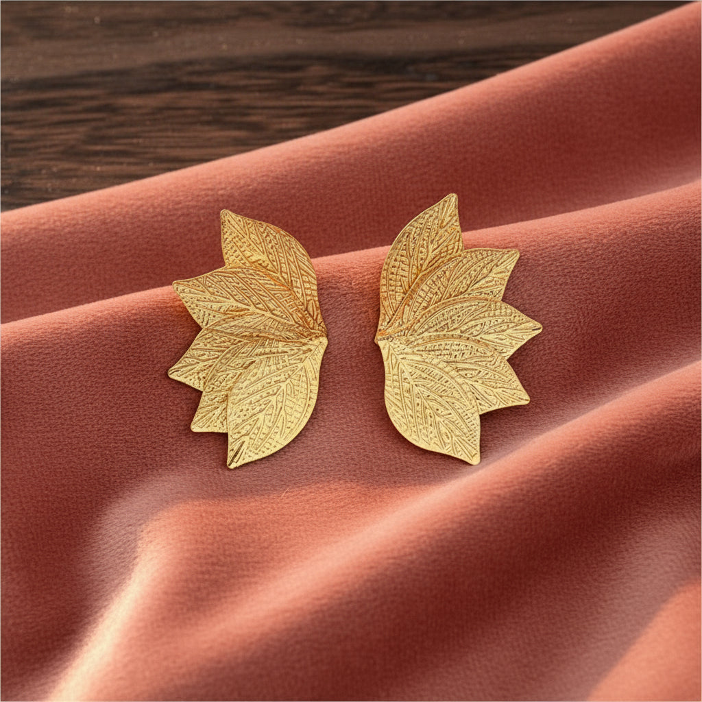 Leaf Luxe Studs