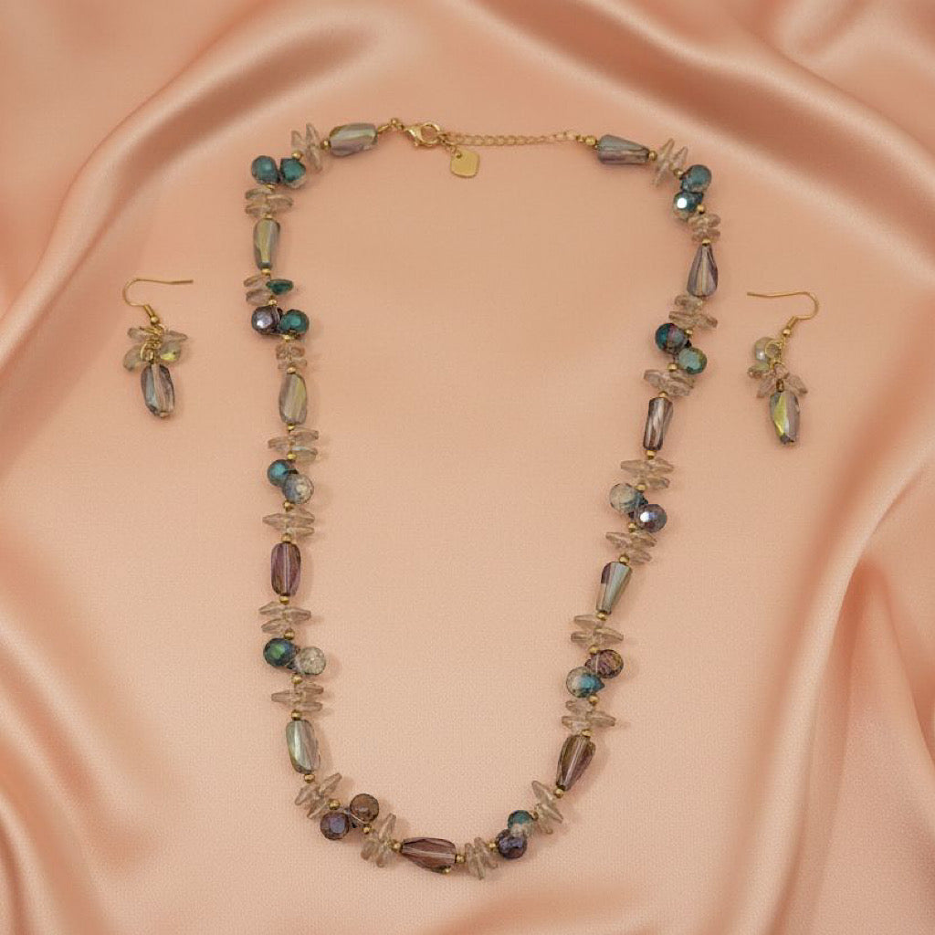 Multicolour Crystal Necklace