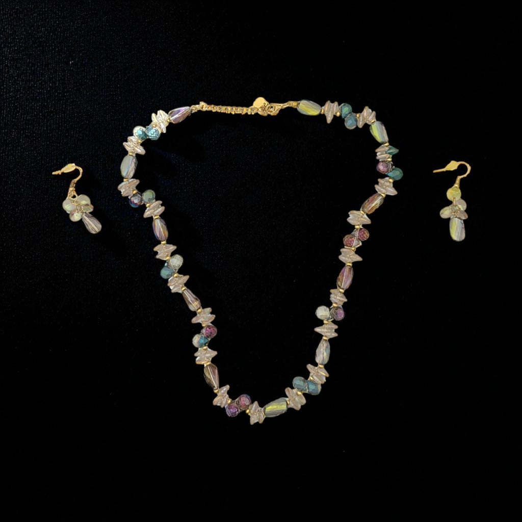 Multicolour Crystal Necklace