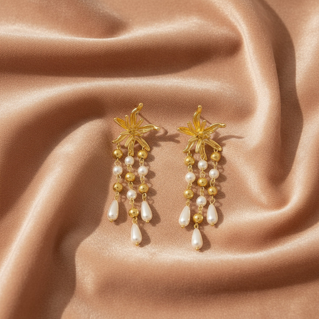 Royal Pearl Danglers